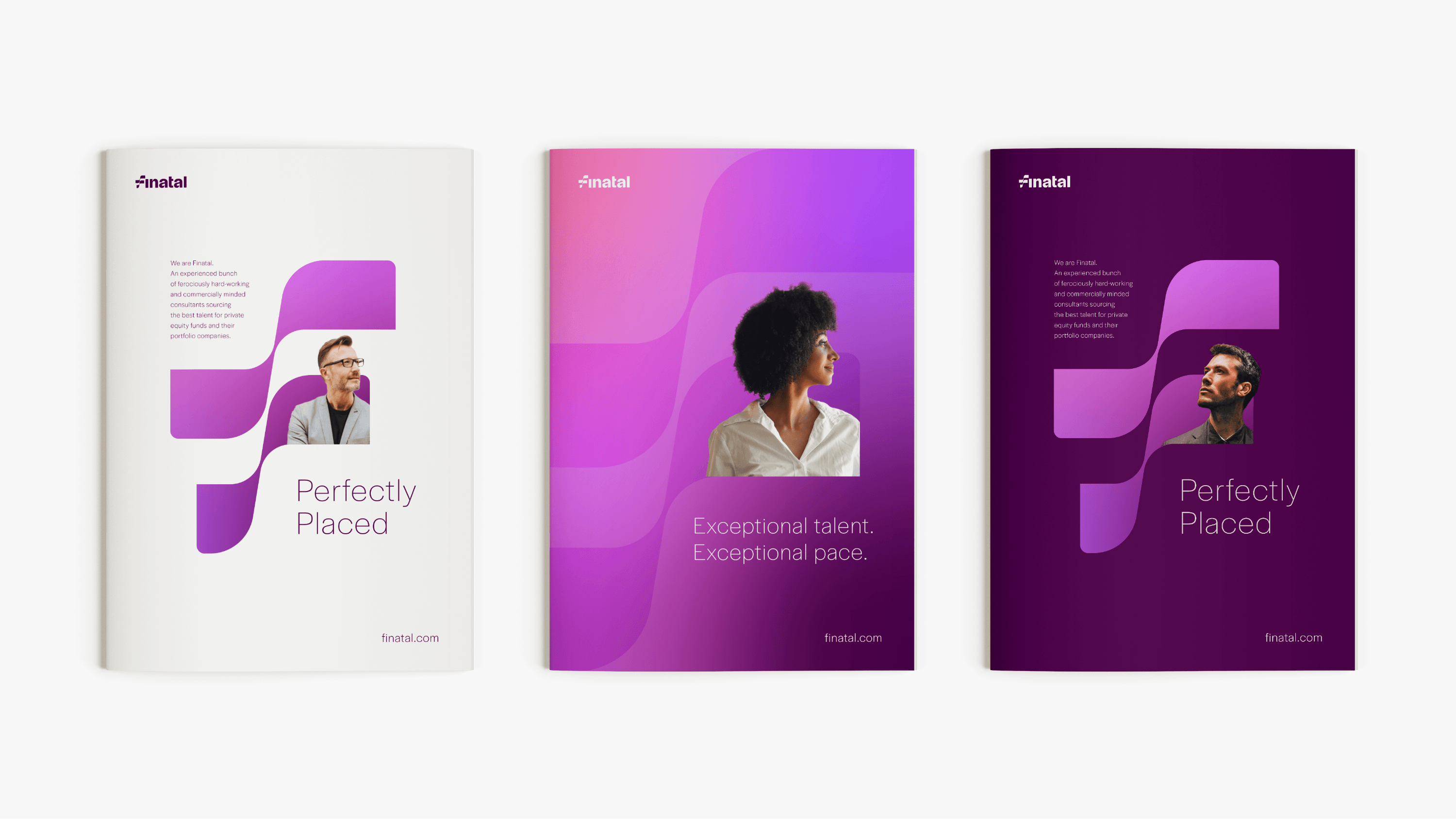 3 branded brochure covers