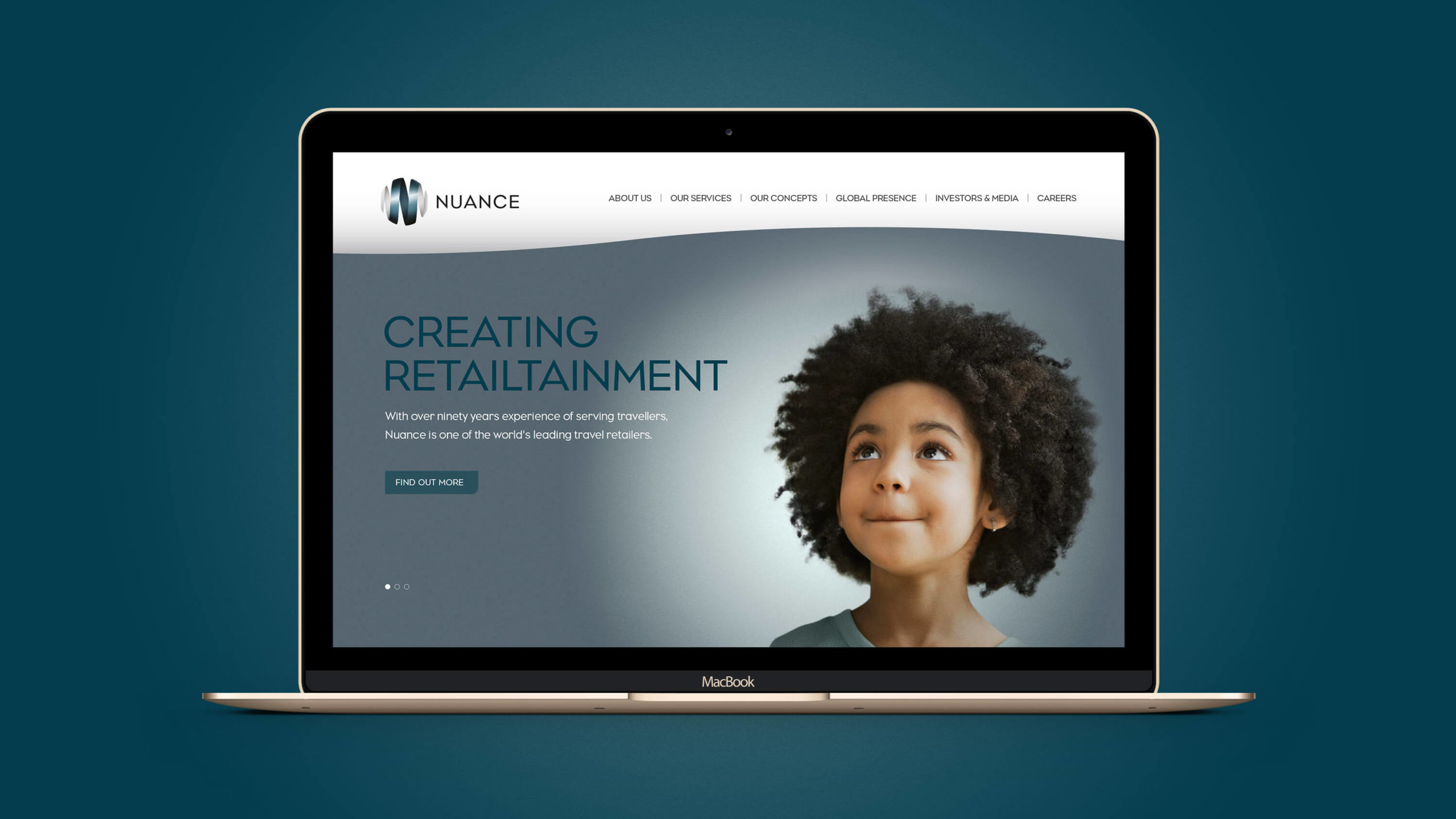 Nuance Group corporate website homepage