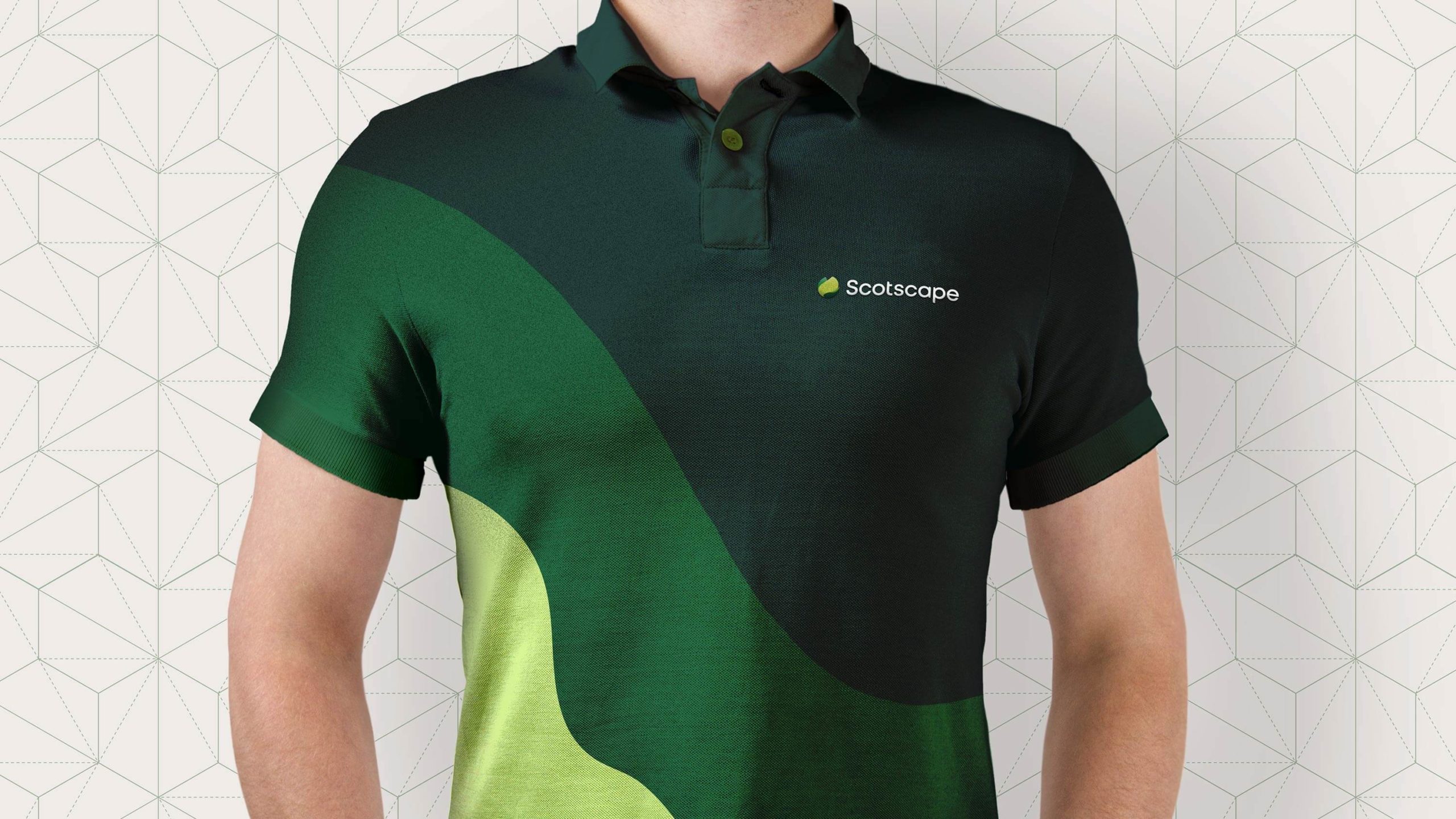 Scotscape branded workpersons polo t-shirt